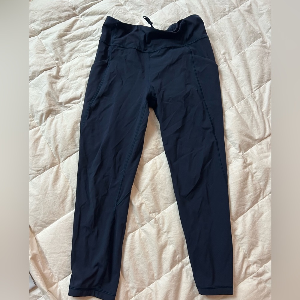 Dark Navy Woman Lululemon Leggings